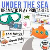 Ocean Dramatic Play and Printable Activities, Under the Se