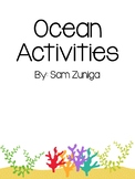 Ocean File Folder Activities