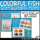 Colorful Fish Sort and Graphing -  Color Sorting - Ocean A