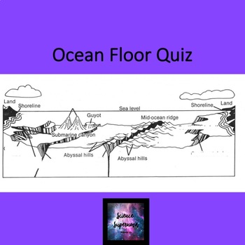 Ocean Floor Quiz By Science Supernova Teachers Pay Teachers