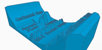 Ocean Floor Topography 3d Printed Model Update