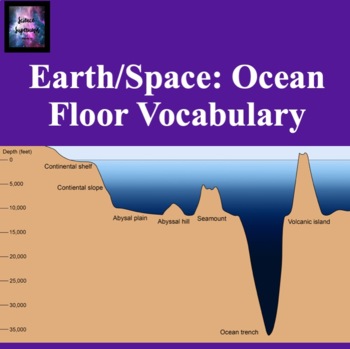 Ocean Floor Vocabulary By Science Supernova Teachers Pay Teachers
