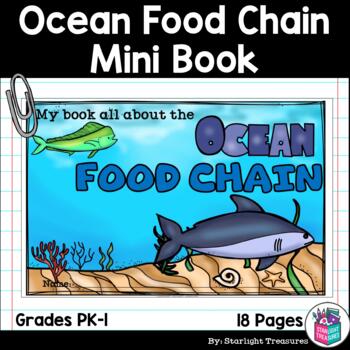 Preview of Ocean Food Chain Mini Book for Early Readers - Food Chains