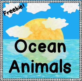 Preview of FREE Ocean Animals Activities | Ocean Animals Kindergarten | Ocean Animal Unit