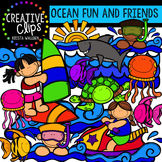 Fun and Friends Ocean Clipart {Creative Clips Clipart}