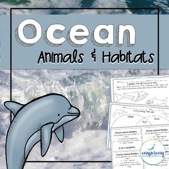 Preview of Ocean Animals and Habitat Unit