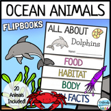 Ocean Habitat Animal Research Flip Books
