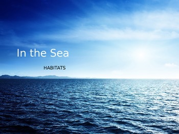 Preview of Ocean Habitat PowerPoint