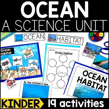 Preview of Ocean Habitat Science Lessons and Activities for Kindergarten