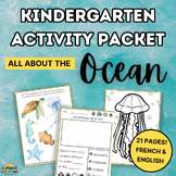 Ocean Kindergarten Activities in French & English