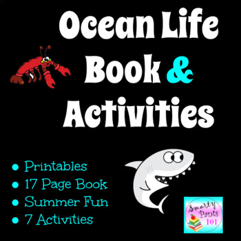 Preview of Ocean Life Book & Activities  
