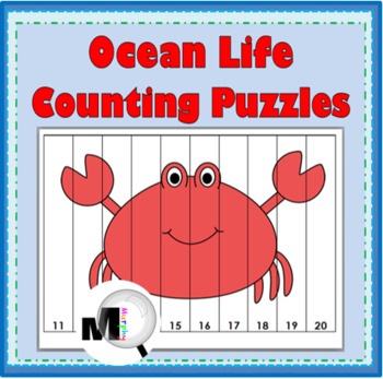 number puzzles for kids ocean animals by marcia murphy tpt