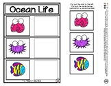 Ocean Life - Match Me Mat 1:1 Object Matching - #60CentFin