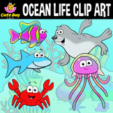 Ocean Theme Classroom Decor - Ocean Life / Sea Animals Clip Art