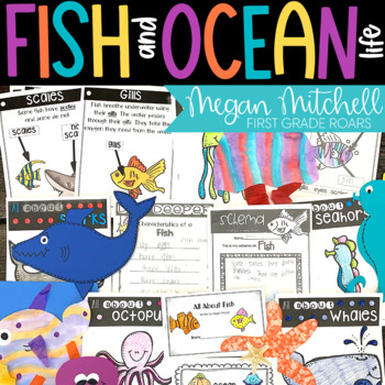 Preview of All about Fish and Ocean Animals Nonfiction Unit Sea Life Research Reports
