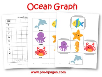 Ocean Math Activities for Pre-K and Kindergarten by PreKPages | TpT