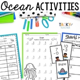 Ocean Math & Literacy Bundle | EASY PREP Common Core Activ