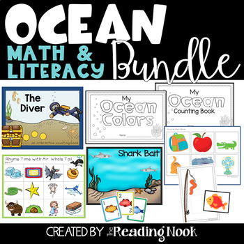 Preview of Ocean Math and Literacy Bundle