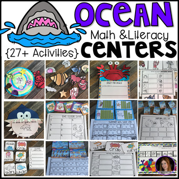 Preview of Ocean Math and Literacy Centers {CCSS}