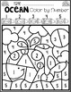 ocean math and literacy worksheets for preschool by