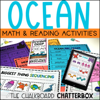 Preview of Ocean Math and Reading Activities