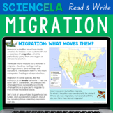 Ocean Migration Reading Comprehension Passages & Writing |