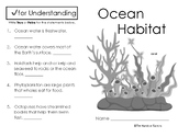 Ocean Mini Book with a Check for Understanding
