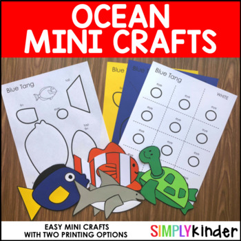 Preview of Ocean Mini Crafts
