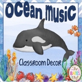 Ocean Music - Under the Sea Watercolor Decor Bundle