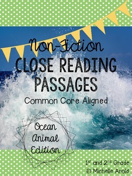 Preview of Ocean Non-Fiction Close Reading Passages (FREEBIE)