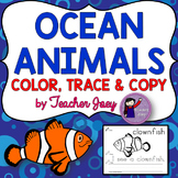 Ocean Animals Coloring Sheets