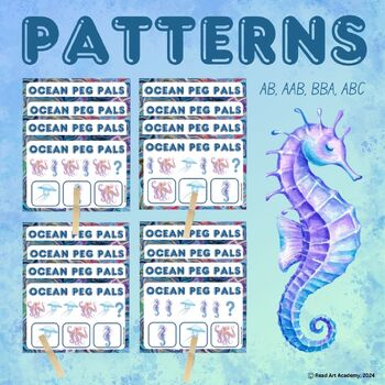 Preview of Ocean Peg Pals - Math Rotation or Early Finisher Task