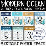 Ocean Place Value Display - Place Value Posters