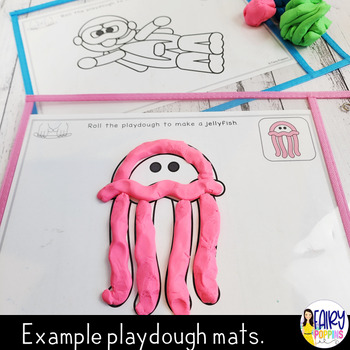 Ocean Playdough Mats | Fine Motor Activities