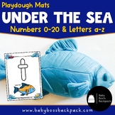 Ocean Playdough Mats | Ocean Numbers 0-20 | 10-Frames | Oc