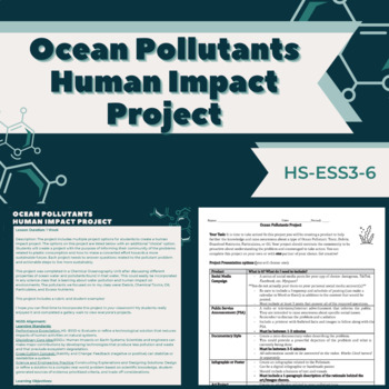 Preview of Ocean Pollutants - Human Impact Project