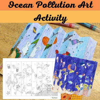 Preview of Ocean Pollution Art Activity