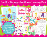 Ocean PreSchool Kindergarten Learning Pack O is for Ocean 