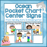 Ocean Pocket Chart Center Cards