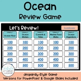 Ocean Review Game - Jeopardy-Style Game (Science SOL 4.7)