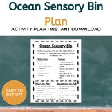Ocean Sensory Bin Activity Plan for Summer Learning