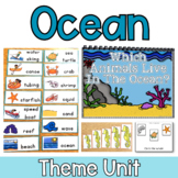 Ocean Thematic Unit For Special Education - Reading, Math 