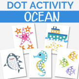 Ocean Summer Activity Pack, Preschool Season Do-A-Dots Worksheets