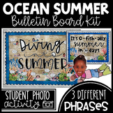 Ocean Summer Bulletin Board with Writing Activity and End 