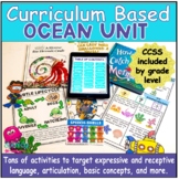 Ocean Summer Curriculum Based Themaitc Speech Language Art