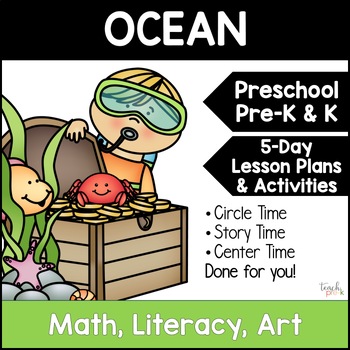 Preview of Ocean Theme Activities for Preschool & PreK - Lesson Plans