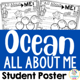 Ocean Theme:  All About Me Poster for Back to School or Op