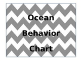 Ocean Theme Behavior Management Chart