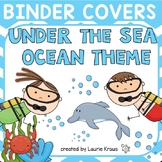 Ocean Theme Binder Covers