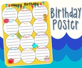 Ocean Theme Birthday Poster | All Ages